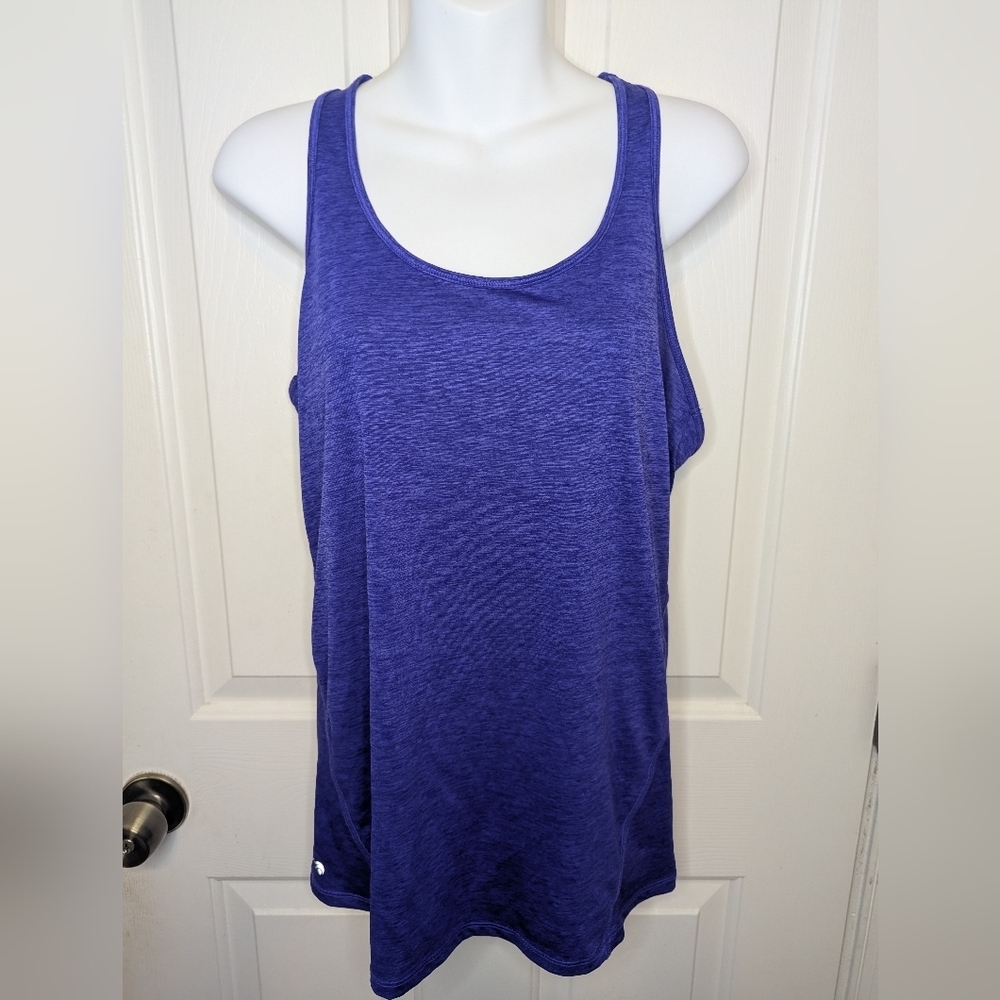 Ideology Activewear Racerback Purple Tank Top, Size M